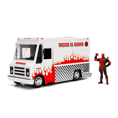 Hollywood Rides Deadpool Taco Truck 1:24 Scale Vehicle      