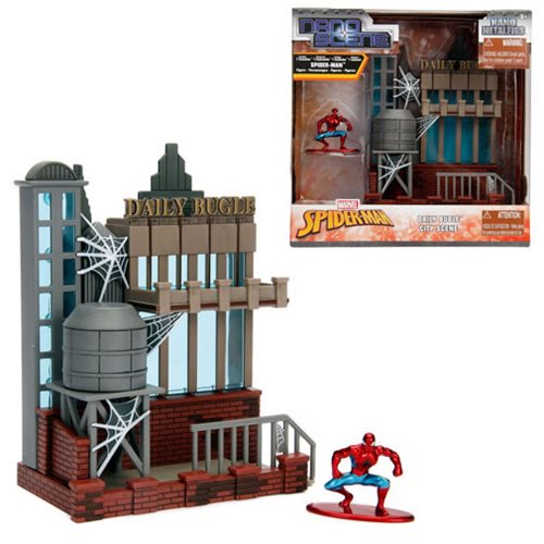 Spider-Man Daily Bugle Nano Metalfigs Nano Scene Diorama    