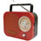 PORT AM/FM RADIO RED