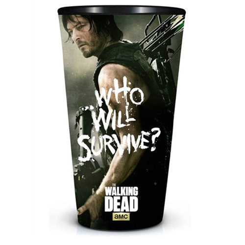 The Walking Dead Who Will Survive Pint Glass                