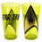 Star Trek Yellow Pint Glass                                 