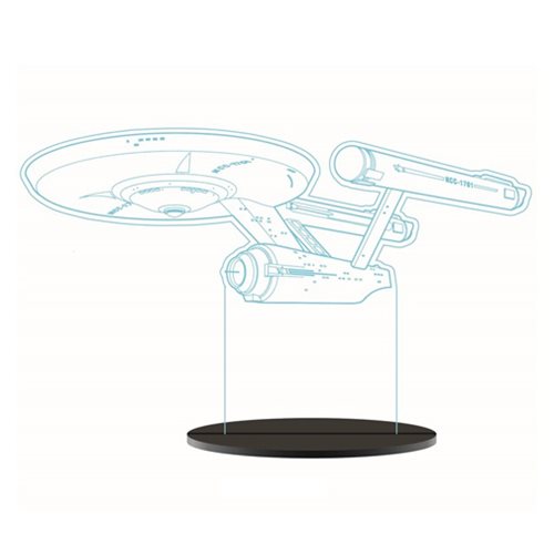 Star Trek: TOS Enterprise NCC-1701 LED Lamp                 