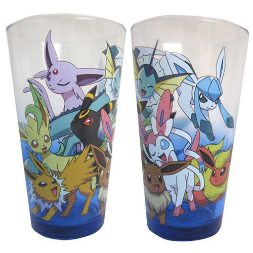 Pokemon Eevee Evolution 16 oz  Pint Glass                   