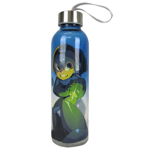 Mega Man Glass Water Bottle                                 