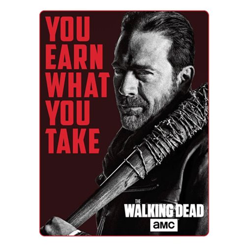 The Walking Dead Negan Polar Fleece Sherpa Blanket          