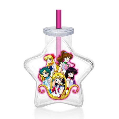 Sailor Moon Group Star Molded Water Bottle                  