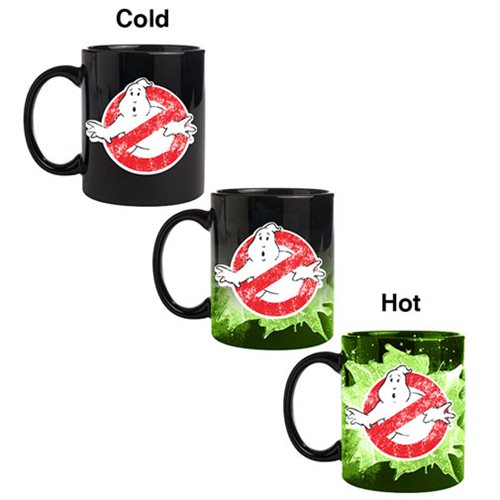 Ghostbusters Logo Heat Changing Coffee Mug                  