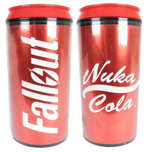 Fallout Nuka Cola Plastic Travel Can with Screw Lid         