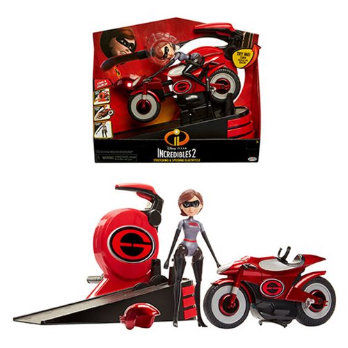 Incredibles 2 Elastigirl Doll with Elasticycle              