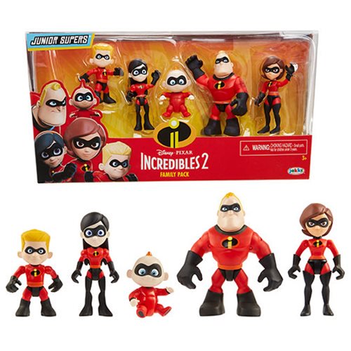 Incredibles 2 3-Inch Precool Figures Family Pack            