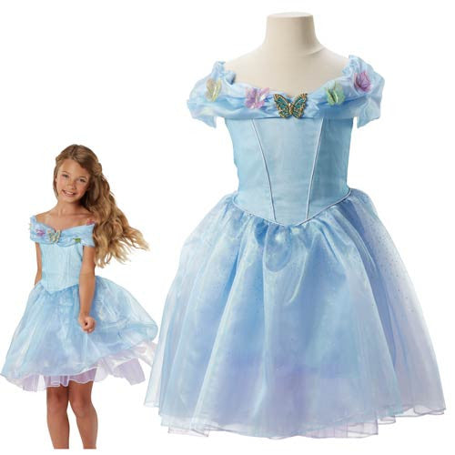 Disney Cinderella Live Action Movie Ella Blue Dress         