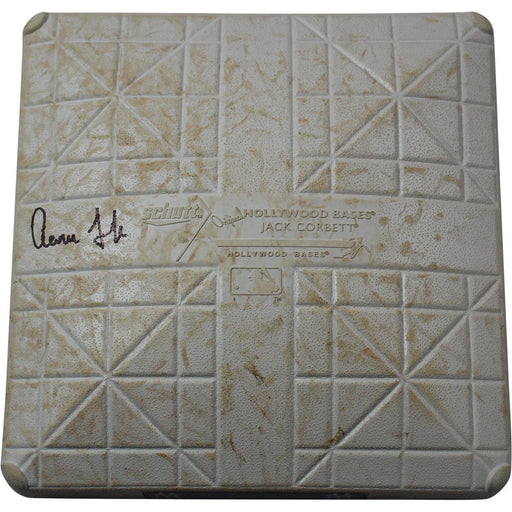 Aaron Judge Signed Royals at Yankees 9-25-2017 Game Used Third Base (Innings 3-5)(JB769462