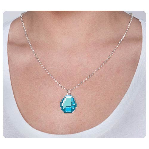 Minecraft Diamond Pendant Necklace                          