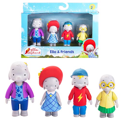 Ella the Elephant Ella and Friends Action Figure 4-Pack     