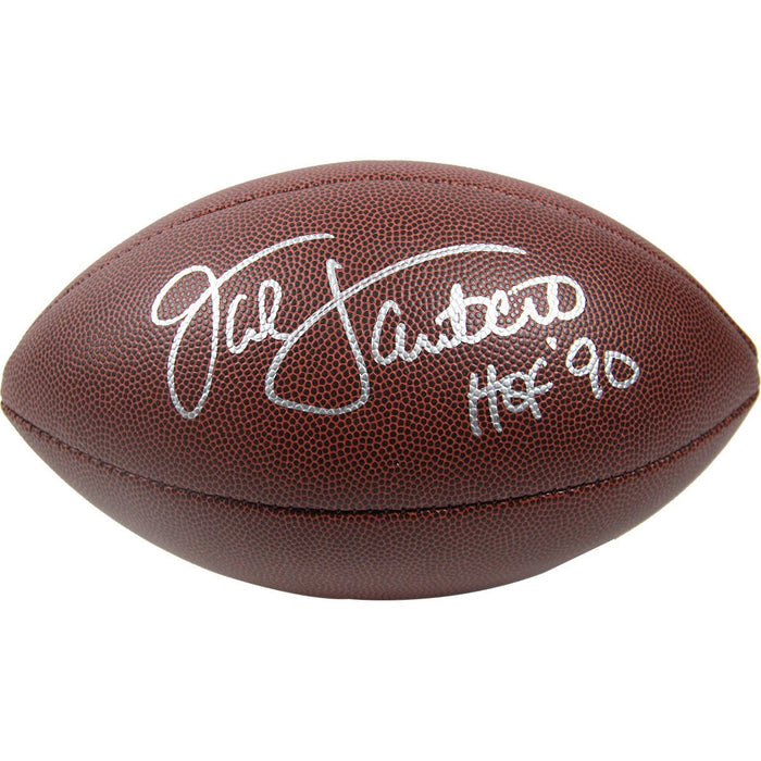 Jack Lambert Signed Wilson NFL 'The DUKE' Replica Football  ( ReichPM Auth)