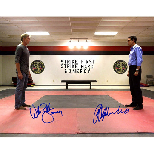 Ralph Macchio/Billy Zabka Dual Signed Cobra Kai- The Karate Kid Saga Continues 11x14 Photo