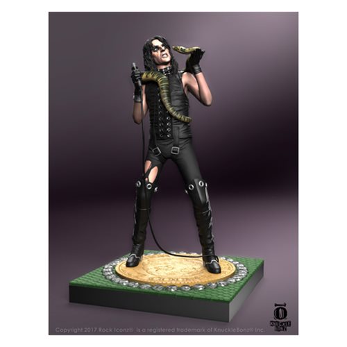 Alice Cooper II Snake Rock Iconz Statue                     