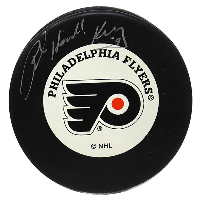 Bob Kelly Signed Flyers Puck JSA