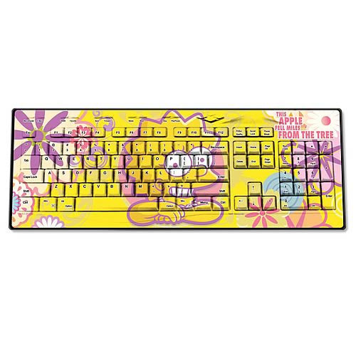 Simpsons Lisa Apple Far From Tree Wired Keyboard            