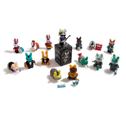 Kidrobot Band Camp Labbit Vinyl Mini-Figure Display Box     