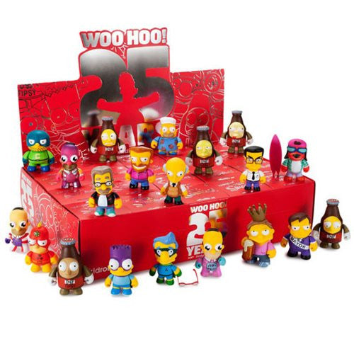 Simpsons 25th Anniversary 3-Inch Vinyl Mini-Figure Display  