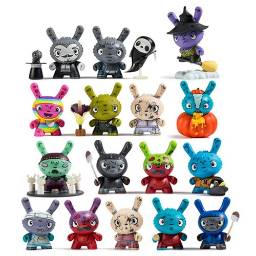 Scared Silly Dunny Series by Jenn and Tony Bot Display Case 