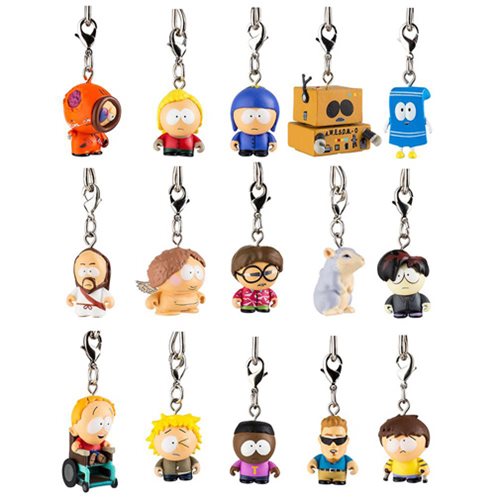 South Park Zipper Pulls Series 2 Key Chain Display Tray     