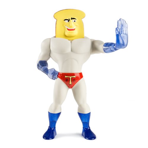 Ren and Stimpy Powdered Toast Man Medium Vinyl Figure       