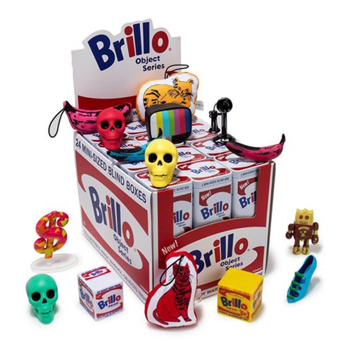 Andy Warhol Brillo Box Mini-Figure Series Display Box       