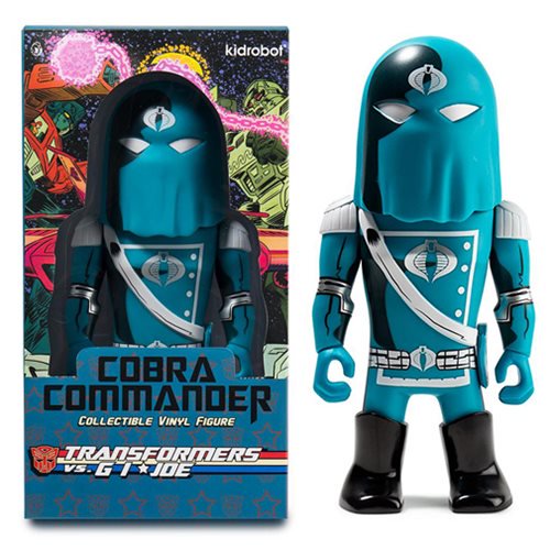 Transformers vs. G.I. Joe Cobra Commander Vinyl Figure      