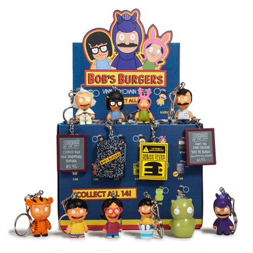 Bob's Burgers Mini-Figure Key Chains Display Tray           