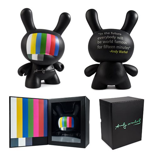 Andy Warhol Masterpiece 8-Inch TV Dunny                     