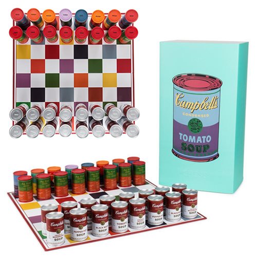 Andy Warhol Soup Can Chess Set                              