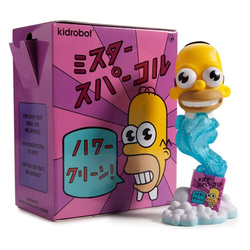 The Simpsons Homer Simpson Mr. Sparkle 7-Inch Vinyl Figure  