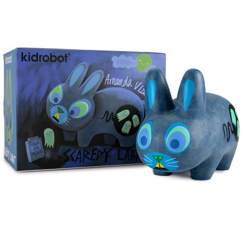 Kidrobot Scaredy Labbit by Amanda Visell Vinyl Figure       