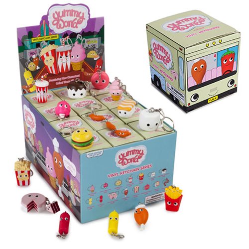 Yummy World Red Carpet Key Chain Display Box                