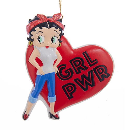 Betty Boop Girl Power Resin Ornament                        