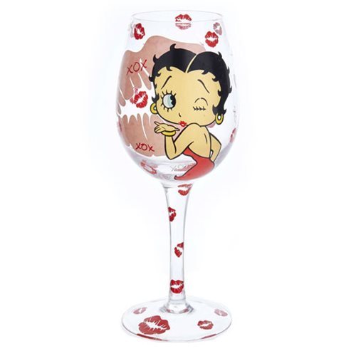 Betty Boop XOXO 15 oz. Wine Glass                           