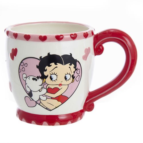 Betty Boop and Pudgy In Heart 14 oz. Mug                    