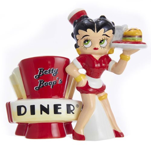 Betty Boop Diner Salt and Pepper Shaker Set                 