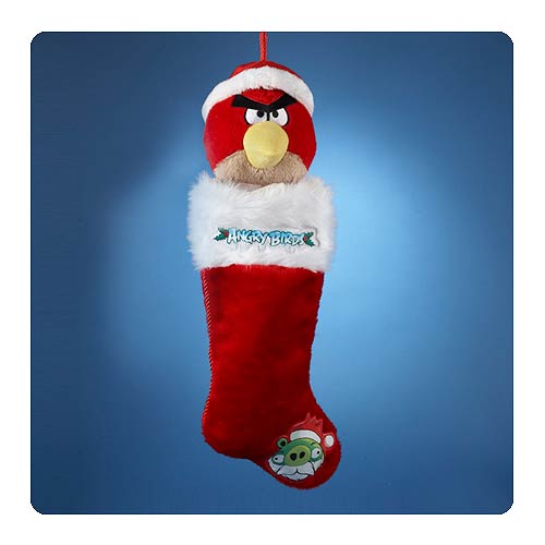 Angry Birds Plush Head Stocking                             