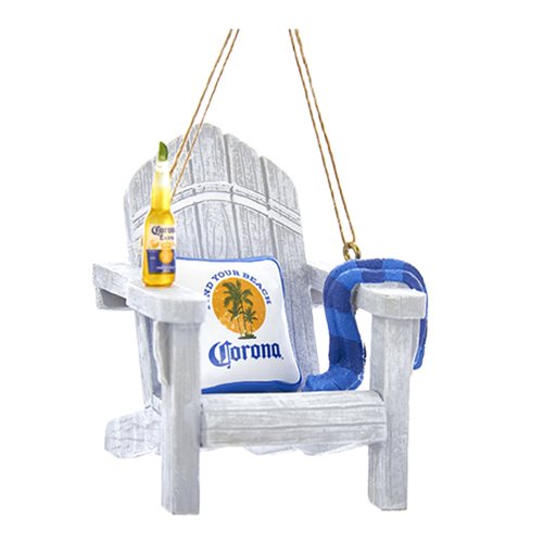 Corona Beach Chair Resin 2 3/4-Inch Ornament                