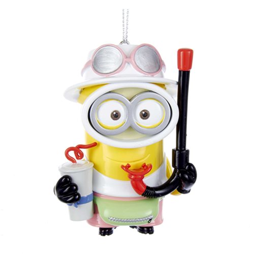 Minions Tourist Jerry 2 1/4 Resin Ornament                  