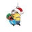 Despicable Me Karl with Presents 3 3/4-Inch Glass Ornament  