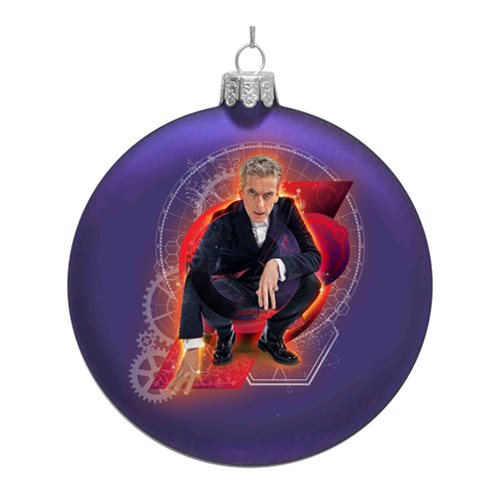 Doctor Who 12th Doctor 4 1/2-Inch Glass Disc Ornament       