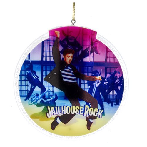 Elvis Presley Jailhouse Rock 4-Inch LED Disc Ornament       