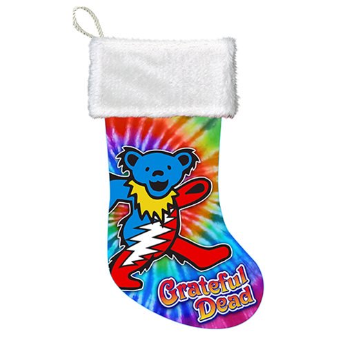 Grateful Dead Bear 19-Inch Print Stocking                   