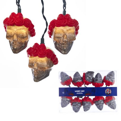 Grateful Dead Skull with Wreath Light Set                   