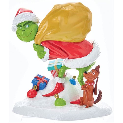 The Grinch and Max Plastic Statue                           