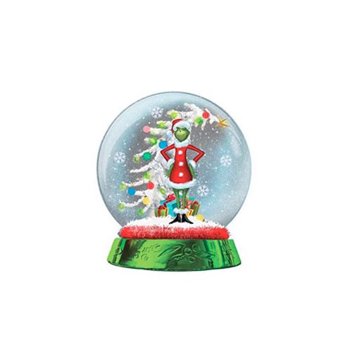 The Grinch and Tree LED Snow Globe                          